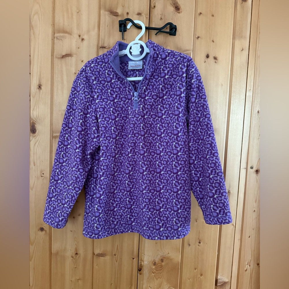 Hanna Andersson Girl 6X-7 fleece pullover